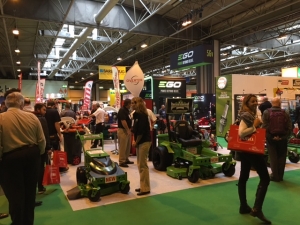 The brush cutter stall at Saltex
